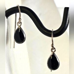 925 Onyx Black Earrings